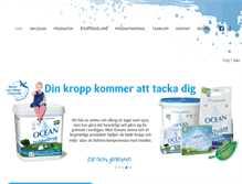 Tablet Screenshot of oceanprodukter.se